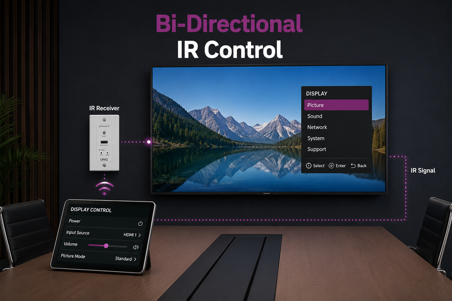 Bi directional control